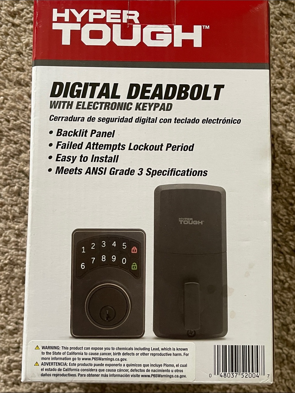 Digital deadbolt